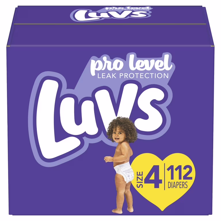 Luvs Pro Level Leak Protection Size 4